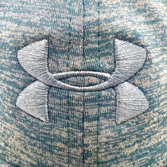 Under Armour Blue Heathered UA Free Fit Cap Hat Adjustable Strap - Picture 4 of 13